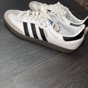 Adidas Samba White and Black womens Sneakers